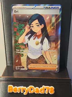 Eri 136/131 Prismatic Evolutions Holo Full Art Ultra Rare Pokemon TCG NM - Image 1