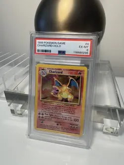 Charizard Base Set 4/102 Holo 1999 Pokemon Excellent - EX-MT Unlimited #4 PSA 6 - Image 5