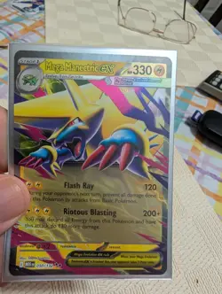 Pokemon TCG foil lot Dawn trainer, Mega Gengar EX, Manectric EX, Kangaskhan EX - Image 3