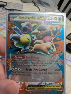 Pokemon TCG foil lot Dawn trainer, Mega Gengar EX, Manectric EX, Kangaskhan EX - Image 4