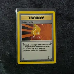 Pokemon TCG Base Set 2 Super Potion 117/130 Uncommon Trainer - Damaged - Image 1