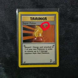 Pokemon TCG Base Set 2 Super Potion 117/130 Uncommon Trainer - Damaged - Image 2