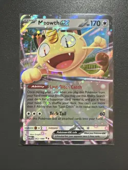 Meowth ex 62/88 Double Rare Pokemon Perfect Order ME03 NM - Image 1