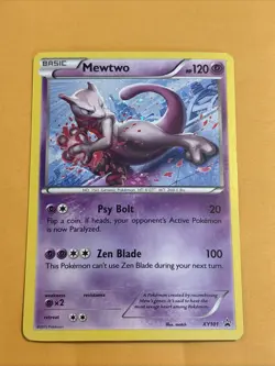 Mewtwo (Cosmos Holo) Holo Pokemon XY Black Star Promo #XY101 LP - Image 1
