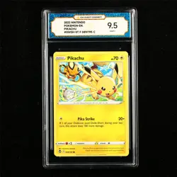 TQG 9.5 MINT+ 2022 Pokemon ENG Pikachu 049/195 C - Image 1