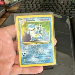 Pokemon Blastoise Base Set Holo Rare 100 HP English 2/102 Stage 2 WOTC - Image 1