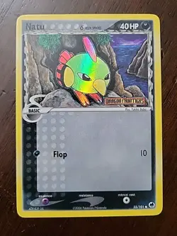 VLP! Natu (Delta Species) - 55/101 - Pokemon Dragon Frontiers Reverse Holo - Image 1