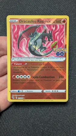 Carte Pokemon Dracaufeu Radieux 011/078 Pokemon GO - Image 1