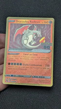 Carte Pokemon Dracaufeu Radieux 011/078 Pokemon GO - Image 2
