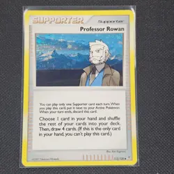 Professor Rowan - 112/130 - Cosmos Holo - Diamond & Pearl Base - Pokemon - LP - Image 1