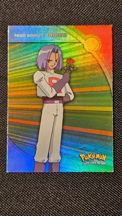 2000 Topps Pokemon Series 3 #HV4 Heroes Villains Team Rocket: James Rainbow Foil - Image 2