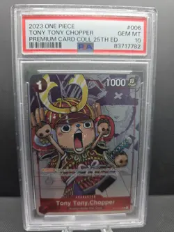 TONY TONY CHOPPER #006 2023 ONE PIECE 25TH EDITION PSA 10 - Image 1