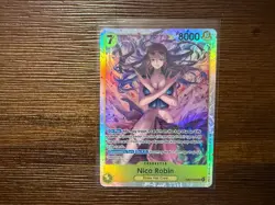 Nico Robin EB03-055 SR Foil English One Piece TCG Card Near Mint - Image 1