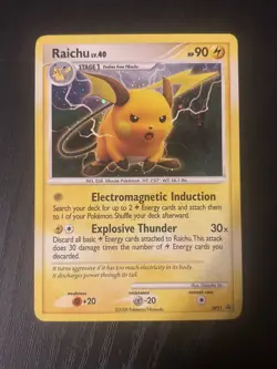 2007 Pokemon Diamond & Pearl Black Star Promos Raichu #DP21 - Image 1