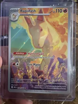 Rapidash Destined Rivals 189/182 NM Illustration Rare Pokemon 2025 - Image 1