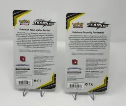 Pokemon Sun Moon Team Up Blister Booster Pack New BOTH PIKACHU & MIMIKYU PROMOS - Image 2