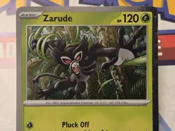 Pokemon TCG Zarude Scarlet Violet SVP 199 Black Star Promo Destined Rivals - Image 4
