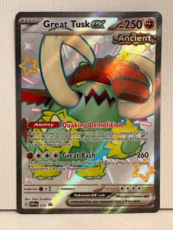 Great Tusk ex | SV072 | NM ENG | Blackstar Promo Rare Shiny | 2024 Pokemon TCG - Image 1