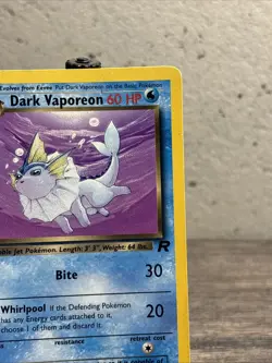 Dark Vaporeon 45/82 Team Rocket Regular Uncommon-Pokemon TCG-Fast Shipping-LP!! - Image 3