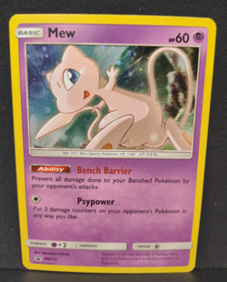 2019 Pokemon MEW SM215 BLACK STAR RARE PROMO - HOLO NM - Image 1