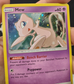 2019 Pokemon MEW SM215 BLACK STAR RARE PROMO - HOLO NM - Image 2