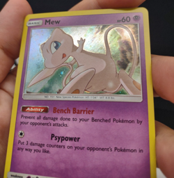 2019 Pokemon MEW SM215 BLACK STAR RARE PROMO - HOLO NM - Image 3