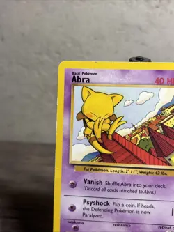 Abra 49/82 Team Rocket-Unlimited Edition Regular-Pokemon TCG-Fast Shipping-LP!! - Image 2