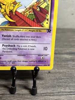 Abra 49/82 Team Rocket-Unlimited Edition Regular-Pokemon TCG-Fast Shipping-LP!! - Image 5