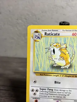 Raticate 040/102 Base Set Regular-Vintage-Pokemon TCG-Fast Shipping-LP!! - Image 2