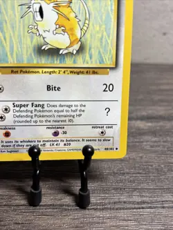 Raticate 040/102 Base Set Regular-Vintage-Pokemon TCG-Fast Shipping-LP!! - Image 5