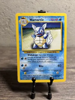 Wartortle 042/102 Base Set Regular Uncommon-Pokemon TCG-Fast Shipping-LP!! - Image 1