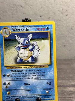 Wartortle 042/102 Base Set Regular Uncommon-Pokemon TCG-Fast Shipping-LP!! - Image 3