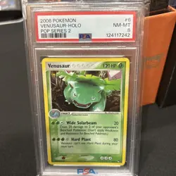 2006 Pokemon Venusaur 006/017 POP Series 2 Holo PSA 8 - Image 1
