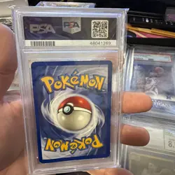1999 POKEMON BASE SET UNLIMITED #6 GYARADOS-HOLO PSA 5 - Image 2