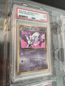 [PSA 9 Mint] Pokemon Dark Espeon Darkness and to Light Holo 196 Japanese - Image 1