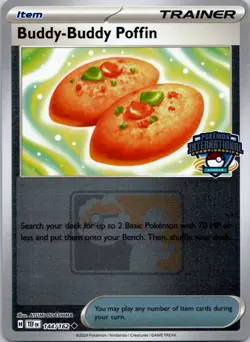 Pokemon TCG Buddy Poffin 144/162 EUIC Stamped - from EUIC London 2025 - Image 1