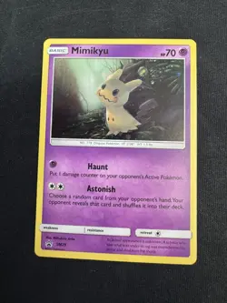 POKEMON MIMIKYU SM29 - Holo Rare - Sun & Moon Promo - Image 1