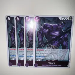 One Piece TCG OP14-061 Vergo X4 Playset Card Game CCG English - Image 5
