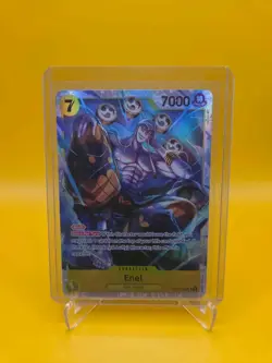 One Piece TCG English OP05-100 Enel SR Foil - Image 1