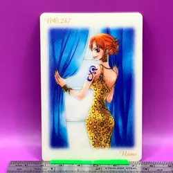 Nami 287 One Piece King of Pirates Gummy Card 2005 BANDAI TCG Japanese #952 - Image 5