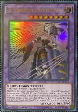 El Shaddoll Construct SDSH-EN046 Shaddoll Showdown 1st Edition - Yugioh Card - Image 1