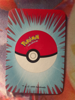 Gengar 4 of Spades Pokemon 1999 Mini Red Deck Playing Cards 2.5x1.75in NM - Image 2