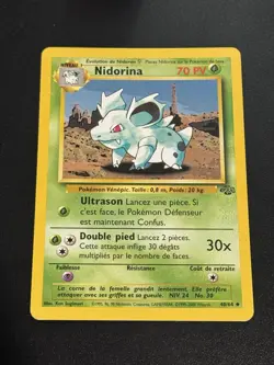 Nidorina 40/64 FRENCH Jungle Set Pokemon Card - Image 1