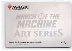 Storm the Seedcore Art Card 41 Art Series: March of the Machine NM - Image 2