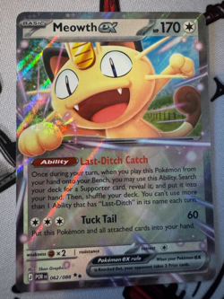 Meowth ex 062/088 - Perfect Order Pokemon Card - NM - Image 1