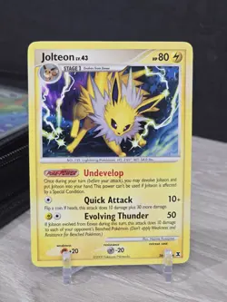 Pokemon Card TCG Jolteon 26/111 Rising Rivals 2009 Rare NM Vintage - Image 3
