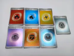 Scarlet and Violet 151 SVE Lot of 7 Holo Energy LP Pokemon Cards 002-008 - Image 1