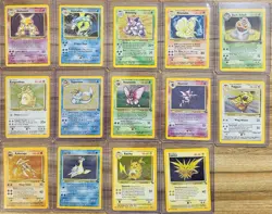Vintage Pokemon WOTC Holo Lot (14 Cards) – Alakazam, Gyarados, Raichu, Zapdos - Image 1