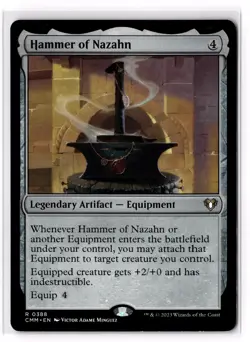 Hammer of Nazahn 388 Commander Masters Normal NM - Image 1