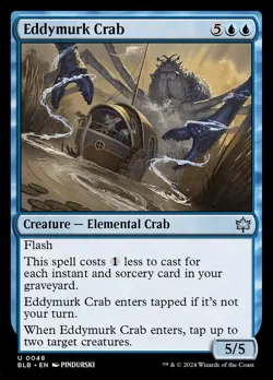 1x Eddymurk Crab - NM - Bloomburrow - SPARROW MAGIC - Image 1